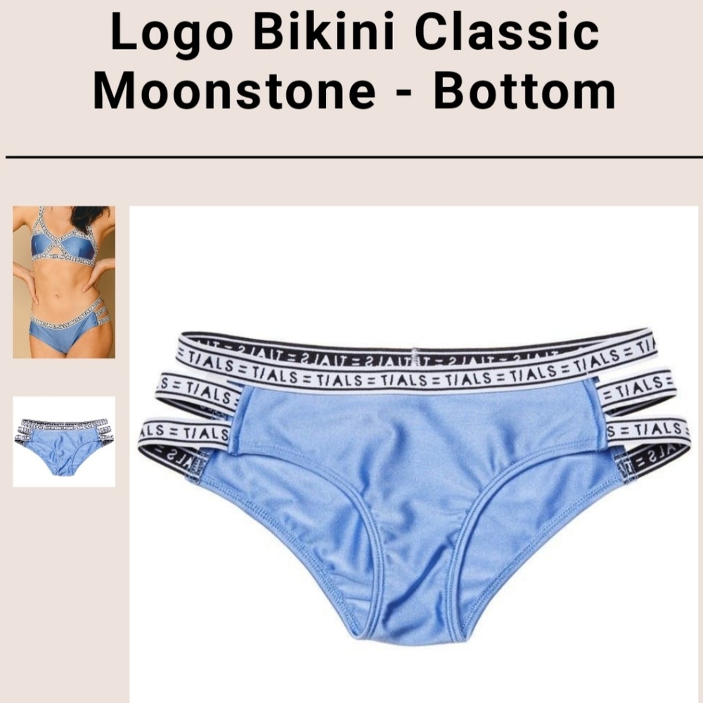 #TIALS Moonstone Logo Bondage bikini bottoms
